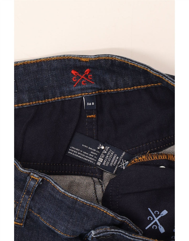 CREW CLOTHING Womens Slim Jeans W36 L32 Navy Blue Cotton