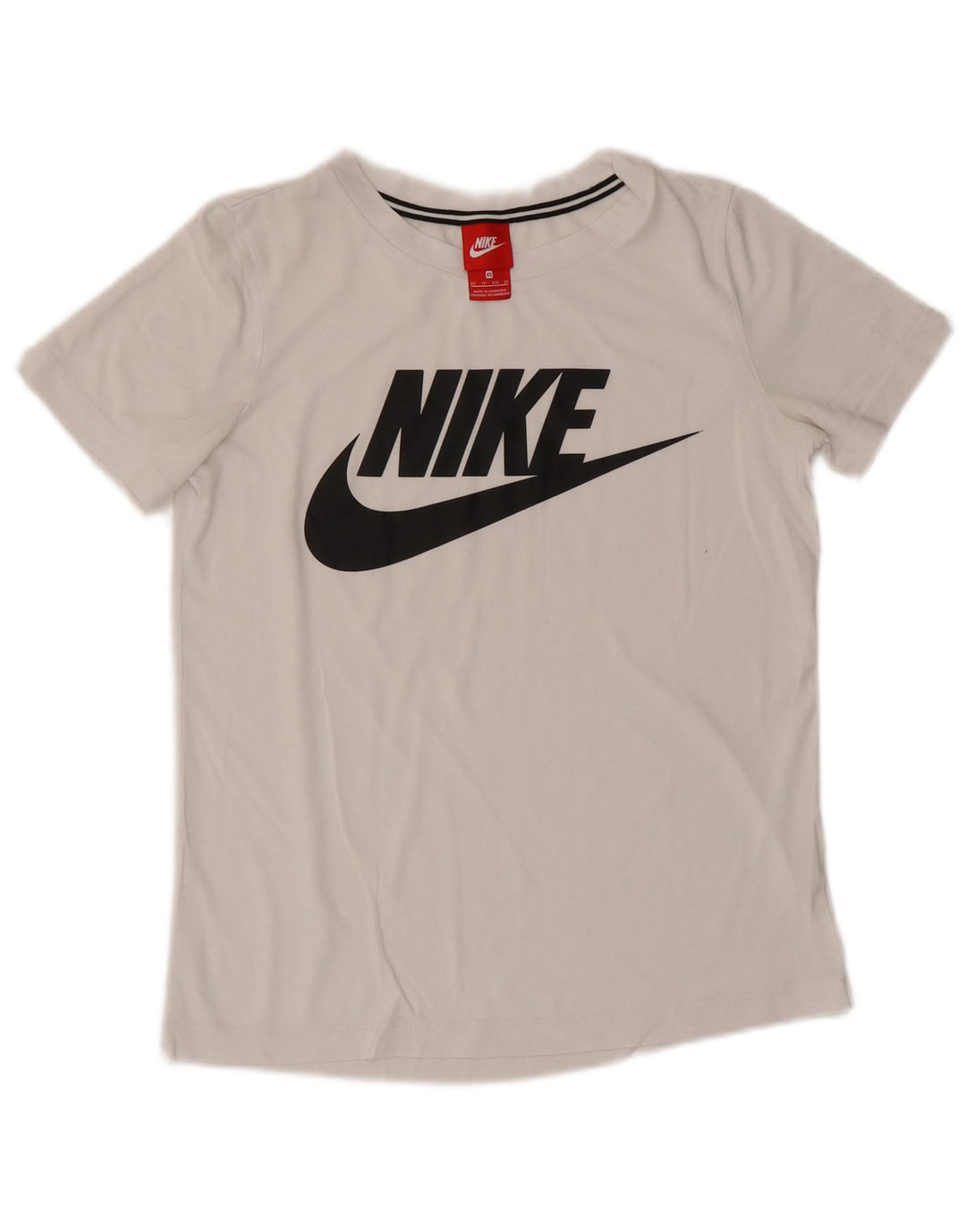 Nike grafisk T-shirt top til kvinder DK 6 XS Hvid