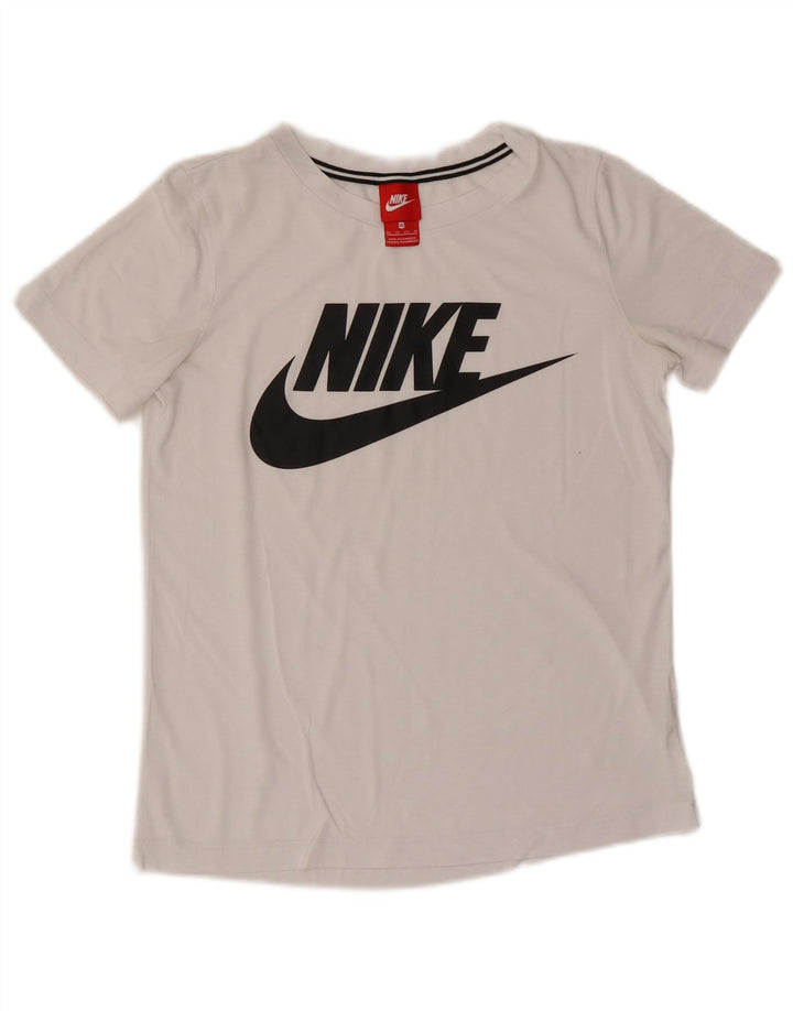 Nike grafisk T-shirt top til kvinder DK 6 XS Hvid