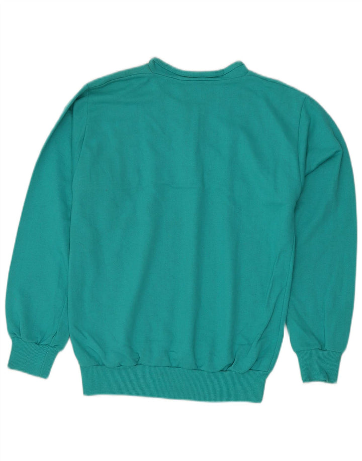 GLOBE TROTTER Sweatshirt med lynlås til kvinder UK 14 Medium Blue Bomuld