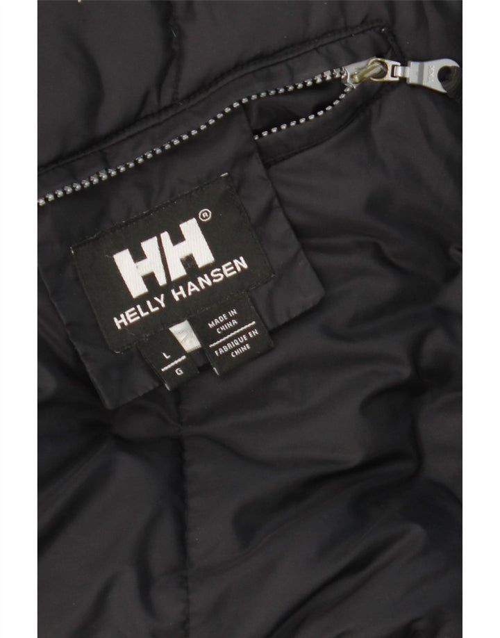 HELLY HANSEN Mens Padded Jacket UK 40 Large Black Vintage Helly Hansen and Second-Hand Helly Hansen from Messina Hembry 