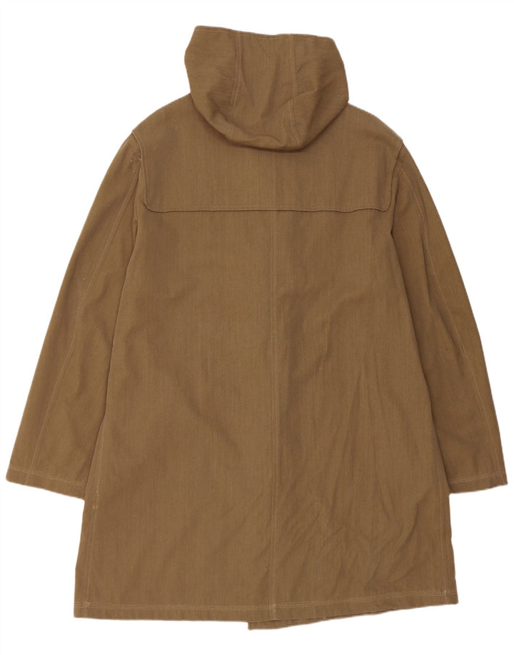 Les Copains Herre Hooded Duffel Coat IT 50 Stor Brun Uld