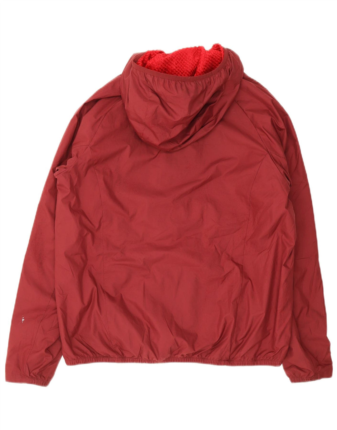 Rohan Herre Hooded Windbreaker Jacket UK 38 Medium Burgundy Polyester