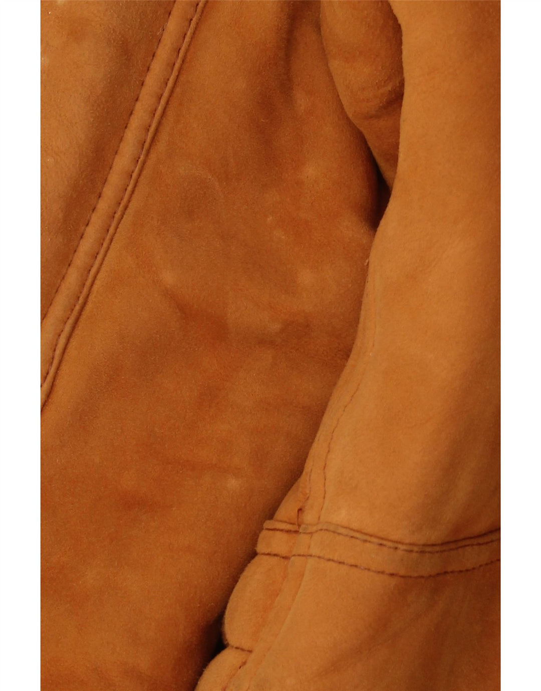 VINTAGE Herre Shearling Jacket UK 40 Large Brown