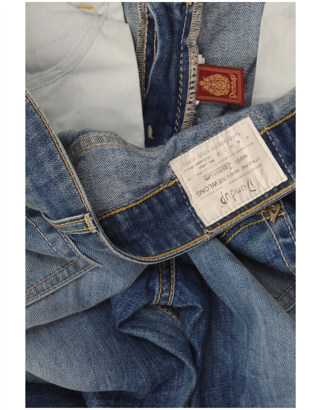 Dondup Dame Slim Jeans W34 L31 Blå Bomuld