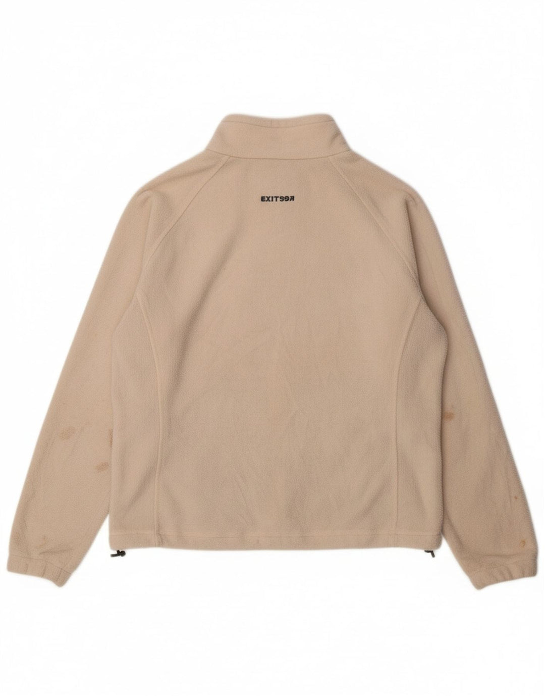 COLUMBIA Womens Fleece Jacket UK 18 XL Beige Polyester