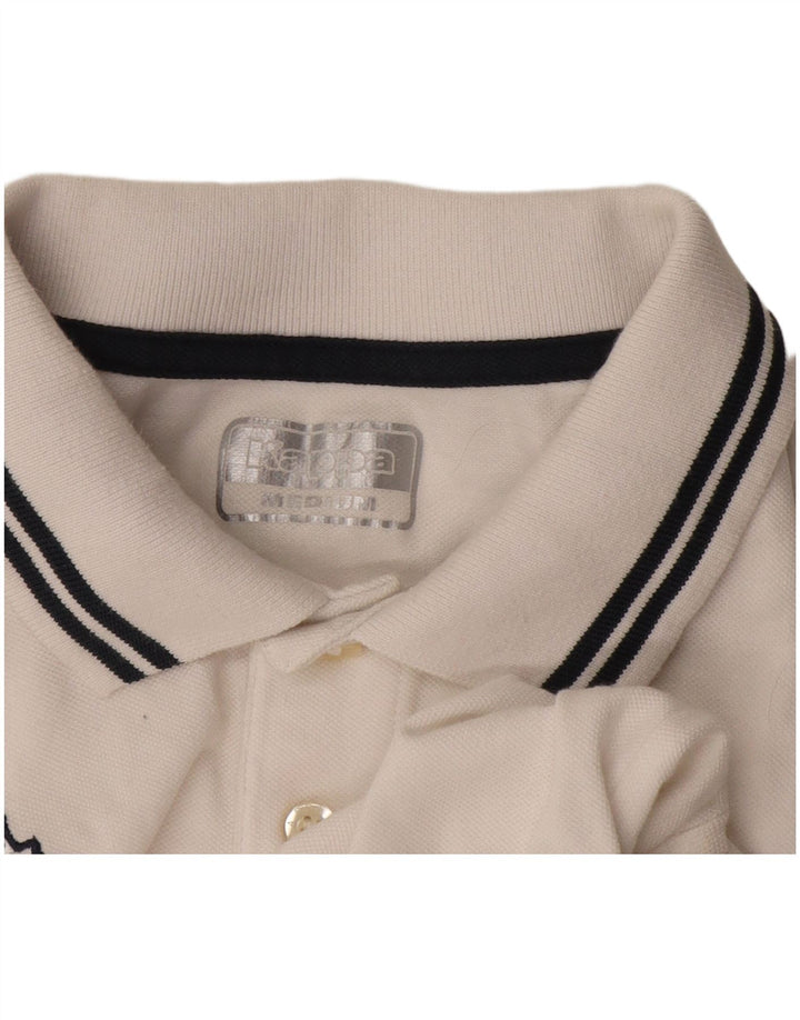 Kappa Herre Polo Shirt Medium White
