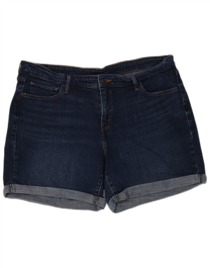 LEVI'S Dame denim Shorts US 20 3XL W40 Navy Blue Bomuld