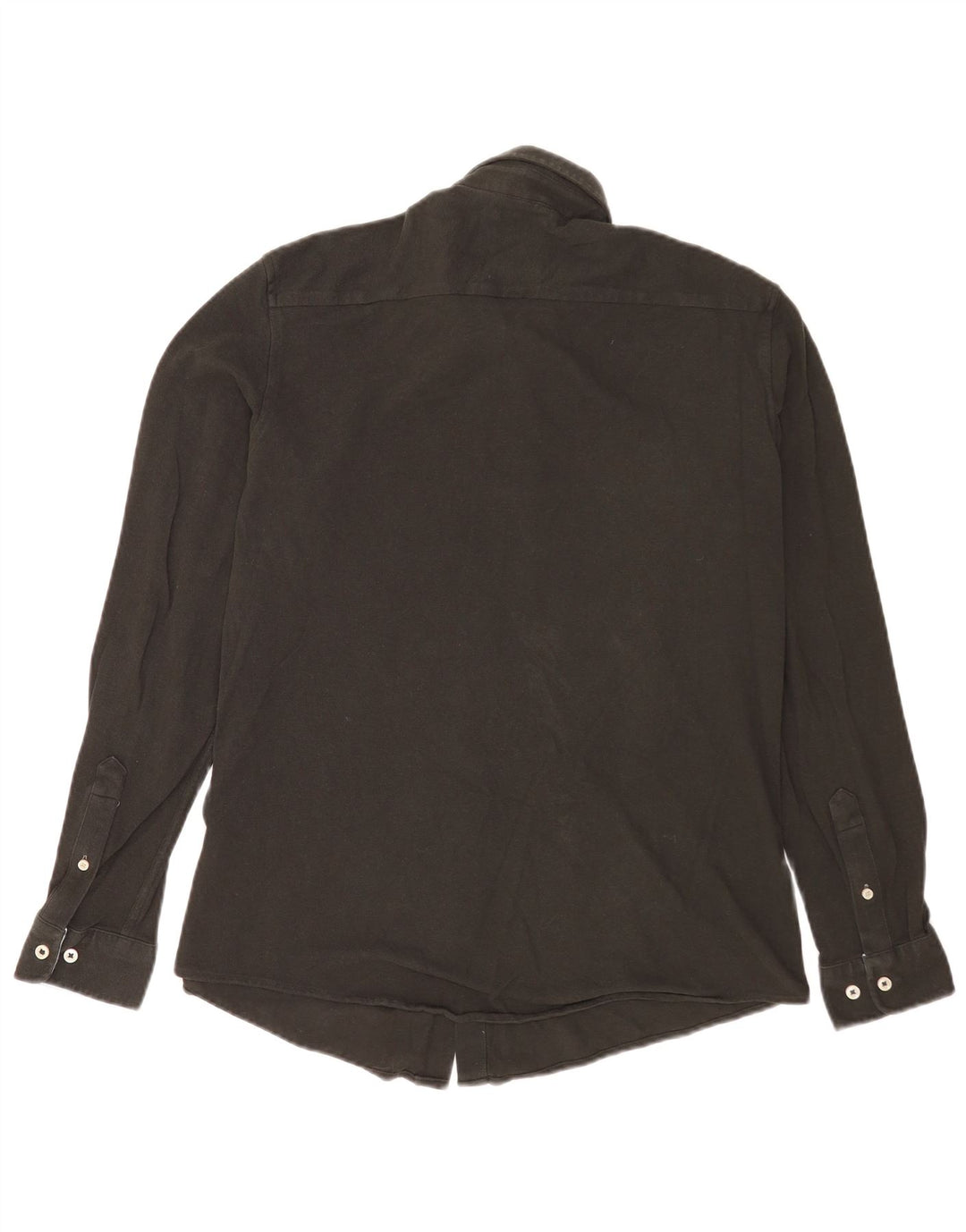 Crew Clothing Herre Slim Fit Skjorte Stor sort bomuld