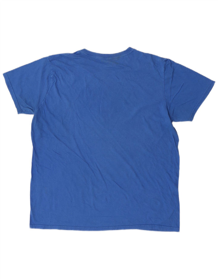 Reebok Herre Grafisk T-Shirt Top Stor Blå