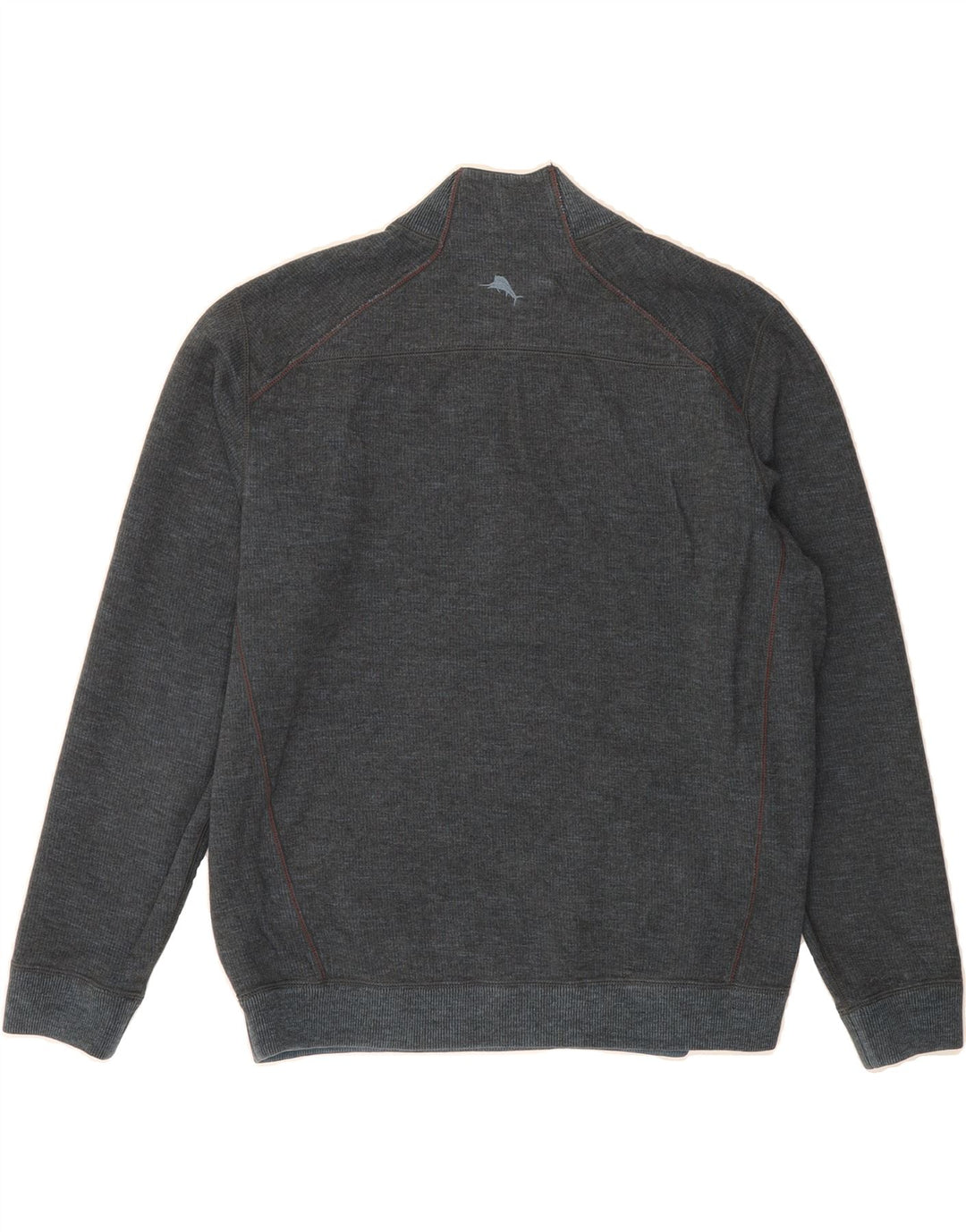 TOMMY BAHAMA Mens Reversible Zip Neck Jumper Sweater Medium Blue Vintage Tommy Bahama and Second-Hand Tommy Bahama from Messina Hembry 