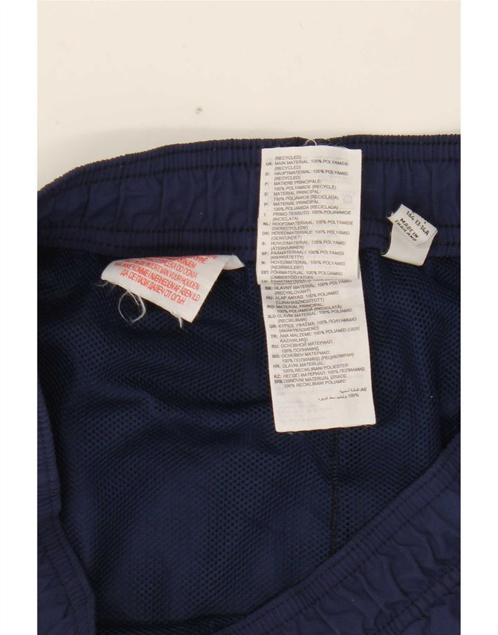 Adidas drenge grafiske sportsshorts 13-14 år marineblå polyamid