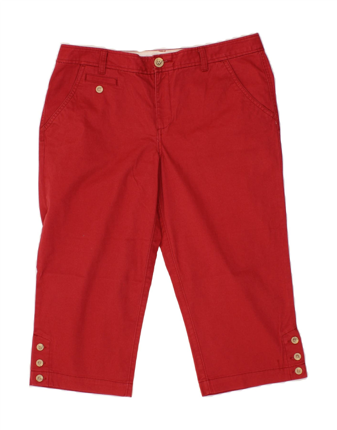 DOCKERS Womens Bermuda Shorts US 12 Large W34 Red Cotton Vintage Dockers and Second-Hand Dockers from Messina Hembry 