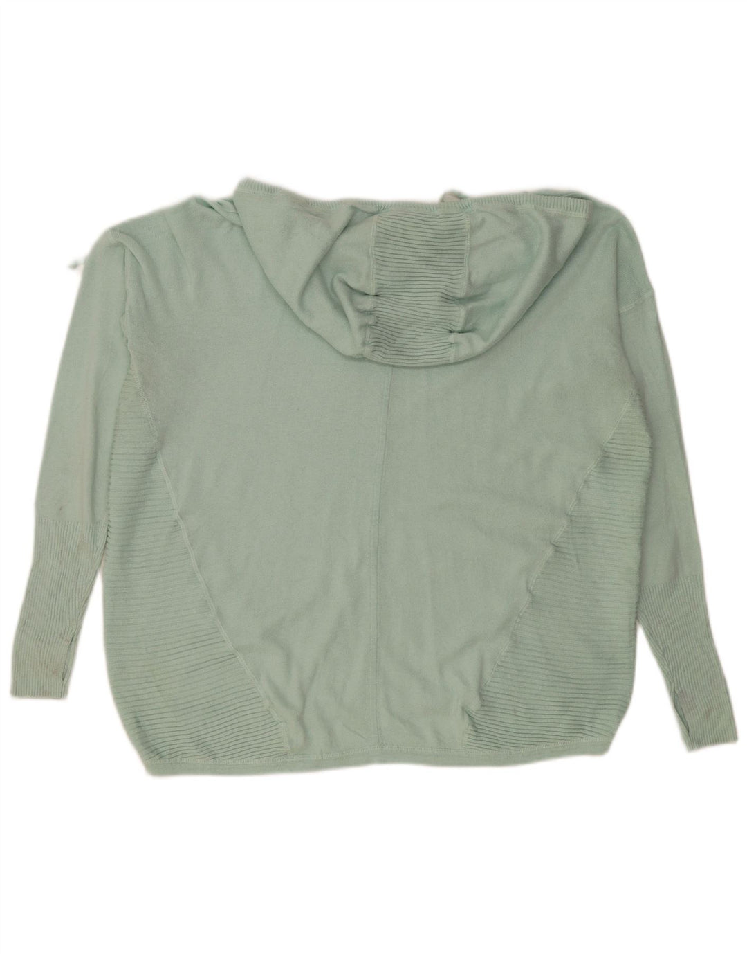 Athleta Dame hættetrøje oversize sweater UK 16 Stor turkis