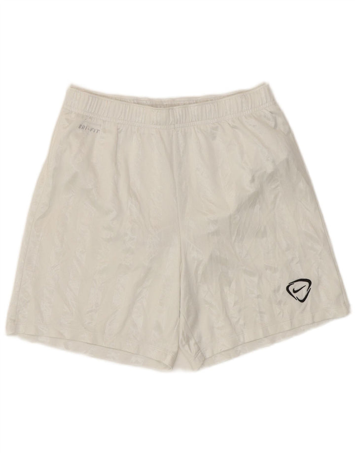 Nike Herre Dri Fit sportsshorts Små hvide nålestribet polyester
