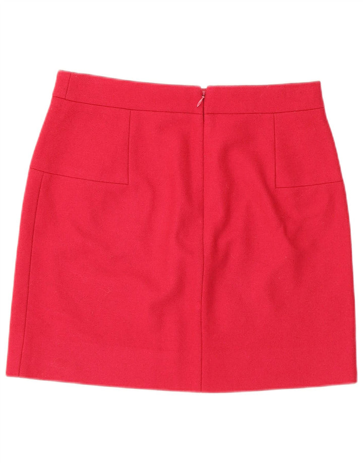 J. Crew Dame Mini-nederdel US 2 XS W28 Pink Uld