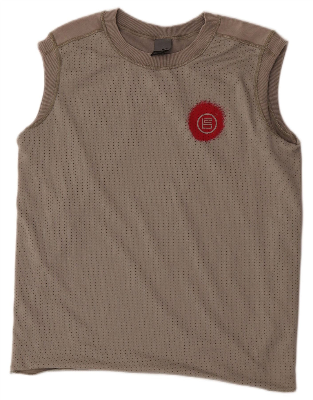 Nike Herre grafisk vest Top mellemgrå bomuld