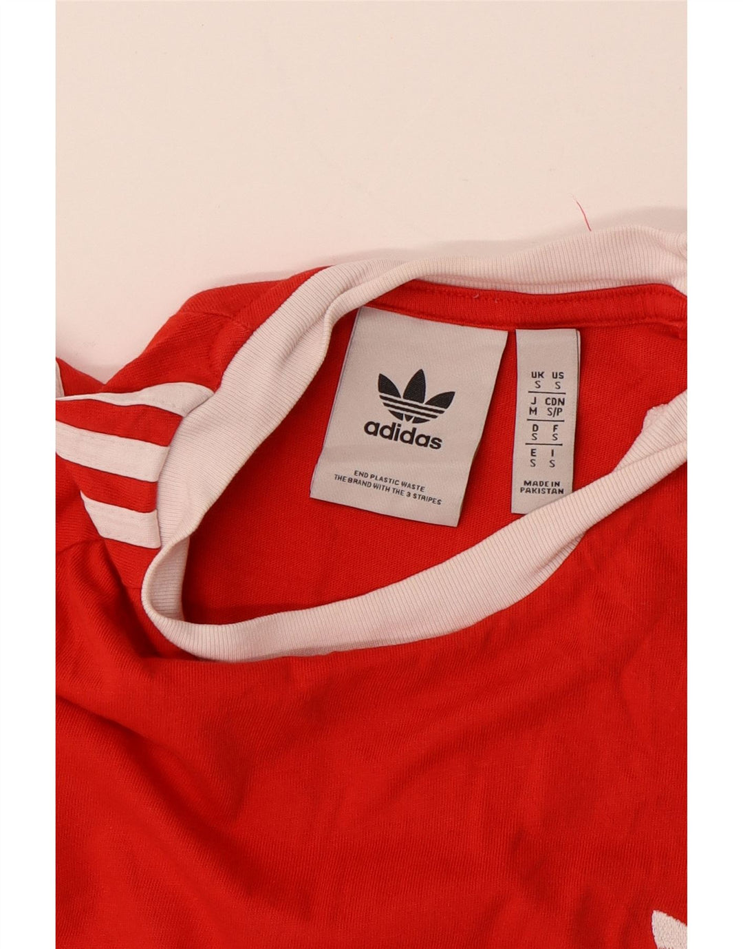 ADIDAS Mens T-Shirt Top Small Red