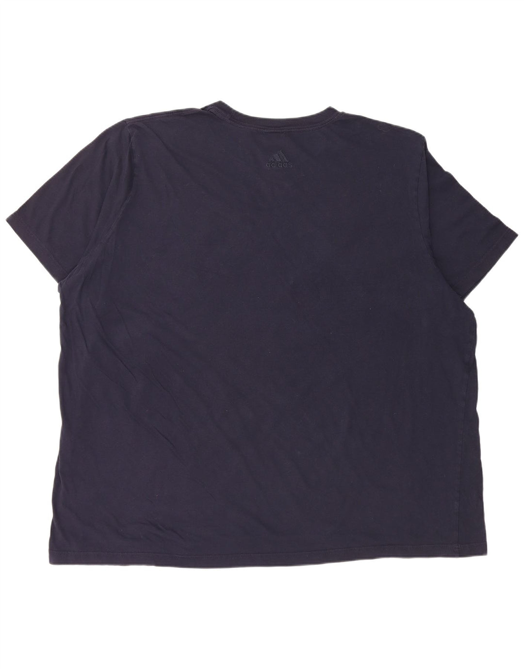 ADIDAS Grafisk T-shirt top til mænd 3XL marineblå bomuld