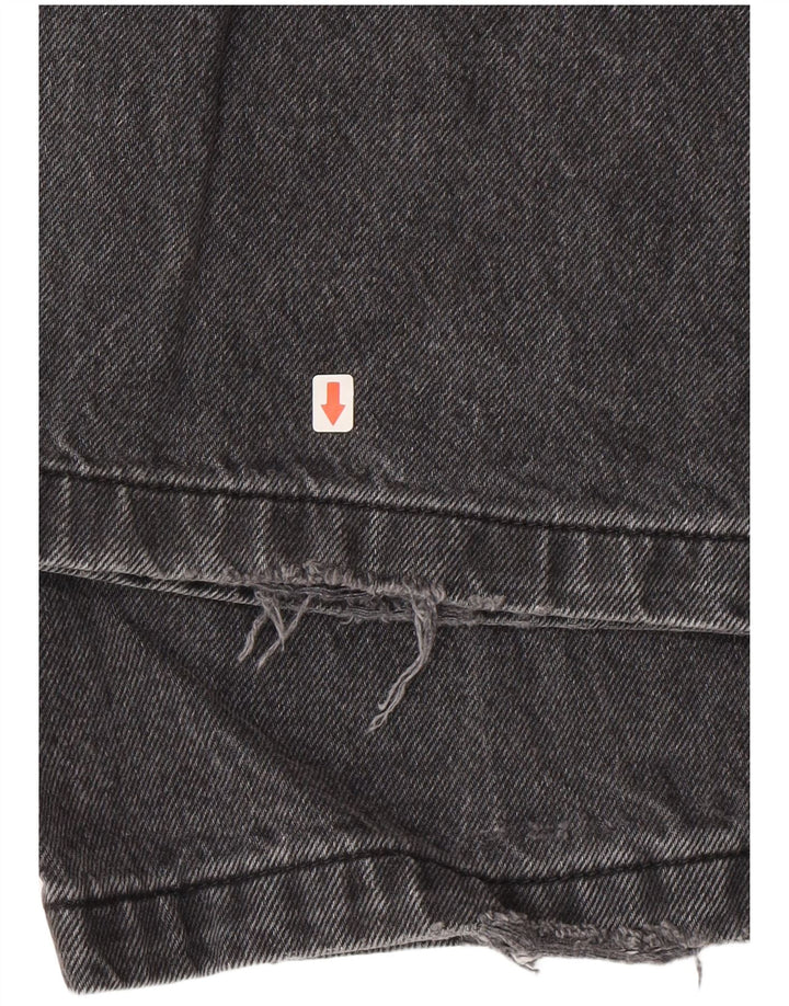Topshop Dame Baggy Loose Jeans W30 L32 Sort Polyester