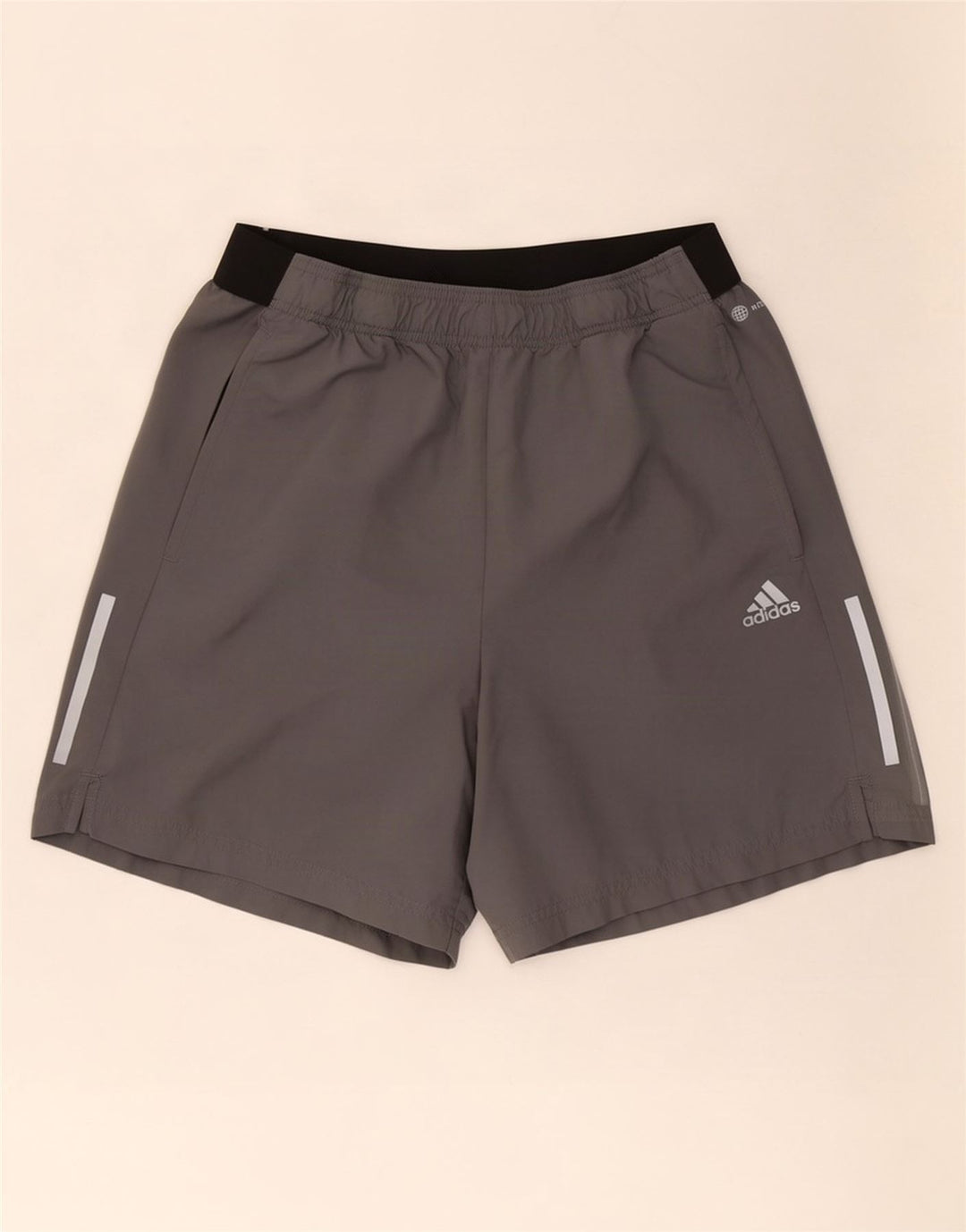 Adidas Aeroready Sportsshorts til mænd Large Grå Colourblock Polyester