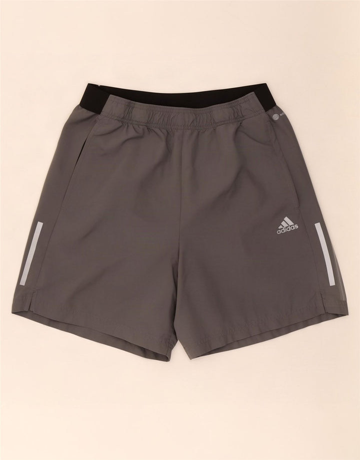 Adidas Aeroready Sportsshorts til mænd Large Grå Colourblock Polyester