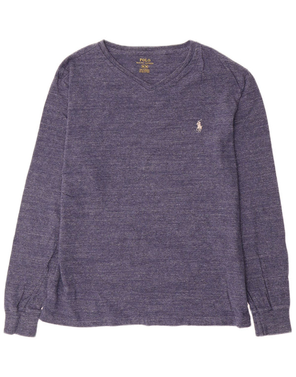 Polo Ralph Lauren Herre Top Langærmet Medium Navy Blue Bomuld