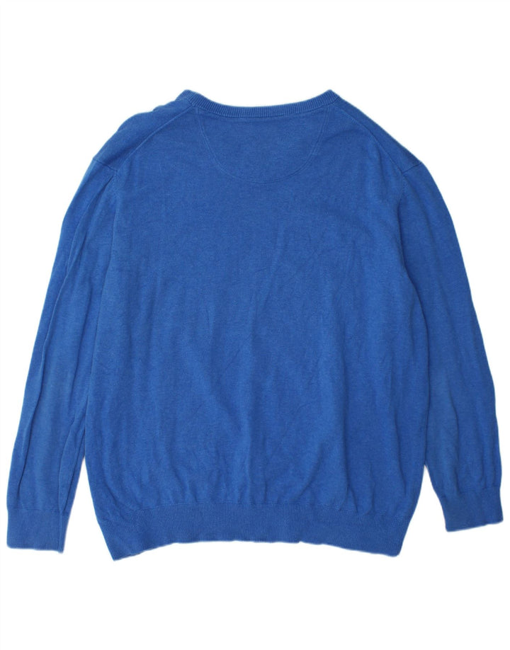 Timberland Herre V-hals sweater 2XL blå bomuld