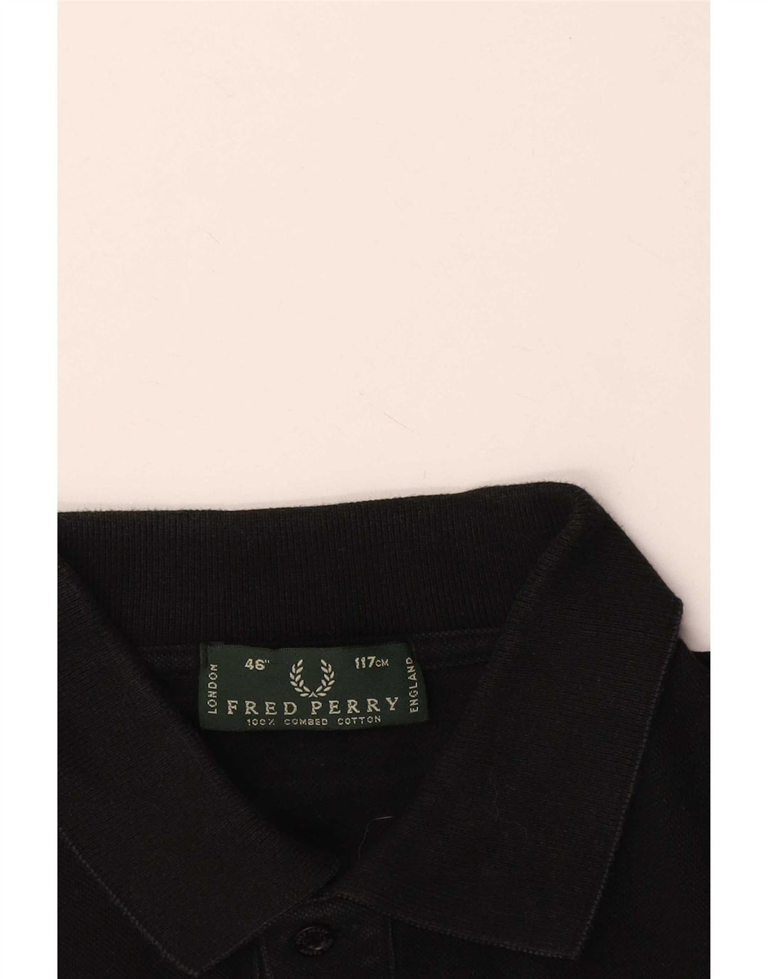 Fred Perry Herre poloshirt Stor sort bomuld