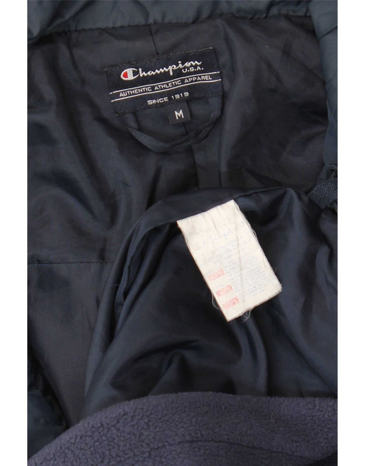 Champion Herre Fleecejakke UK 38 Medium Navy Blue Polyester