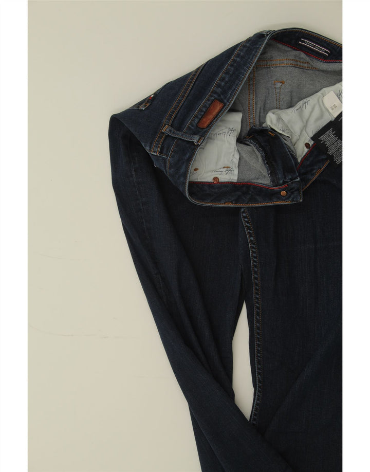 TOMMY HILFIGER Womens Straight Jeans W30 L30 Navy Blue Cotton Vintage Tommy Hilfiger and Second-Hand Tommy Hilfiger from Messina Hembry 