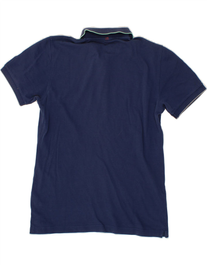 SUN68 Mens Polo Shirt Medium Navy Blue Cotton Vintage Sun68 and Second-Hand Sun68 from Messina Hembry 