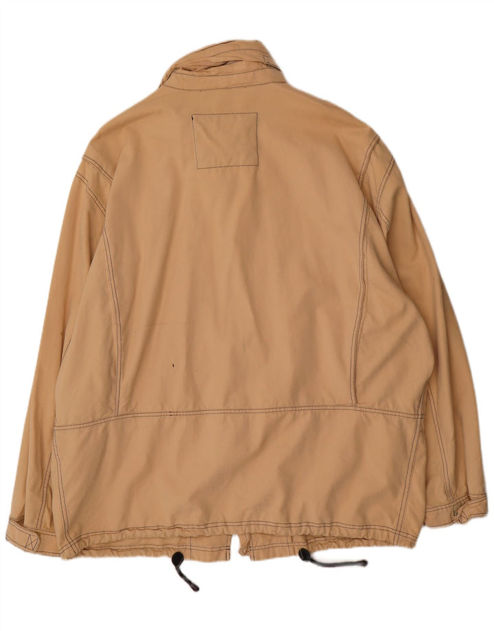 Faciba Herre Utility Jacket IT 58 4XL Beige Bomuld