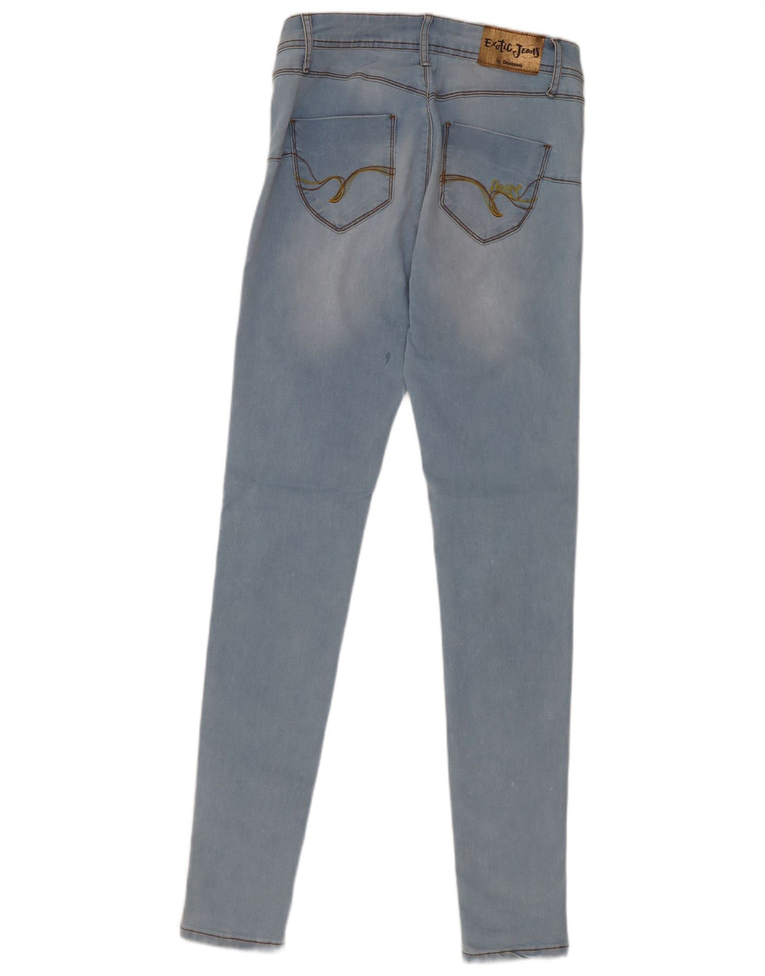 Desigual Dame Skinny Jeans W27 L31 Blå