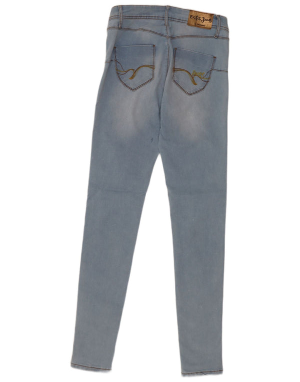 Desigual Dame Skinny Jeans W27 L31 Blå
