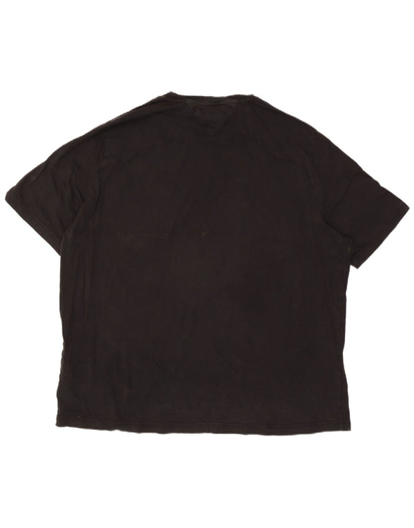 TOMMY HILFIGER Herre grafisk T-shirt top 3XL sort bomuld