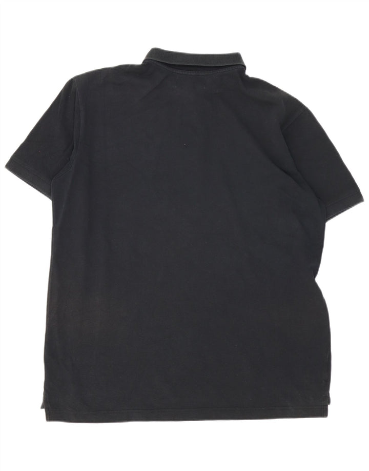 KAPPA herre poloshirt XL sort bomuld