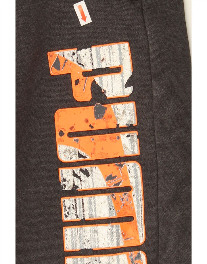 PUMA Mens Graphic Tracksuit Trousers Joggers Small  Grey Cotton Vintage Puma and Second-Hand Puma from Messina Hembry 