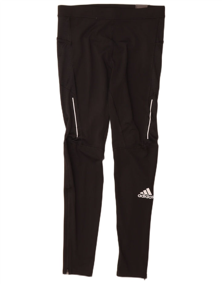 Adidas Aeroready Leggings til kvinder UK 12 Medium Sort Polyester