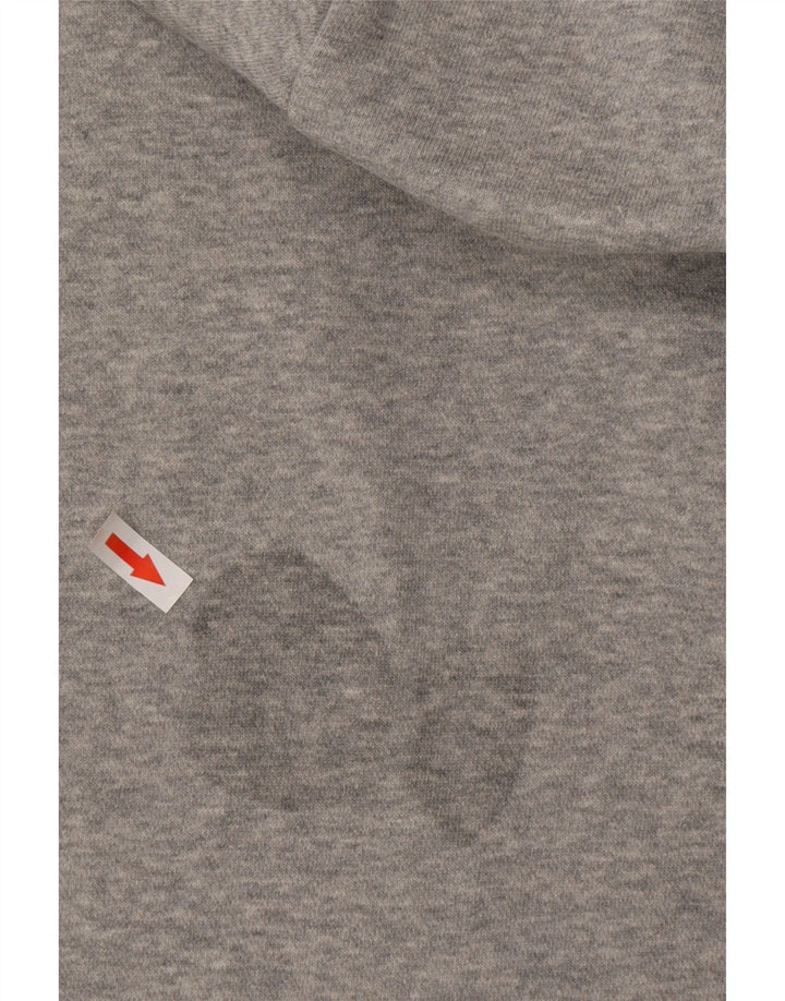 NIKE Herre Loose Fit hættetrøje Jumper Medium Grå Bomuld