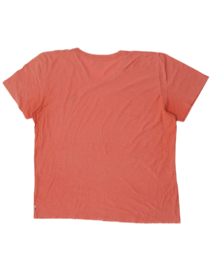 Timberland Herre Regular Fit T-shirt Top Medium Orange Bomuld