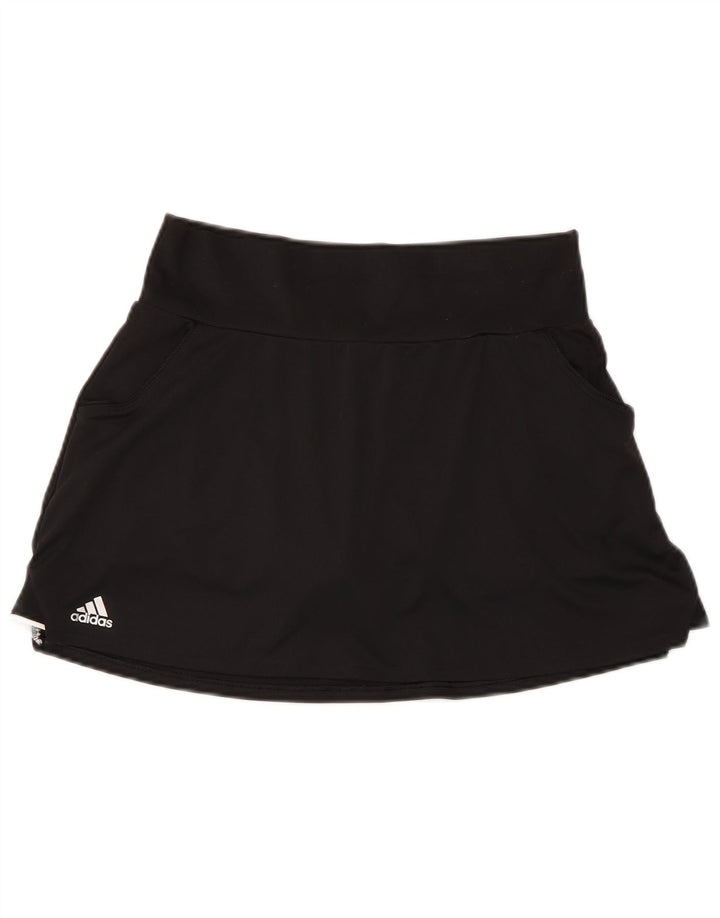 Adidas Womens Aeroready Skort UK 12/14 Medium Black Polyester