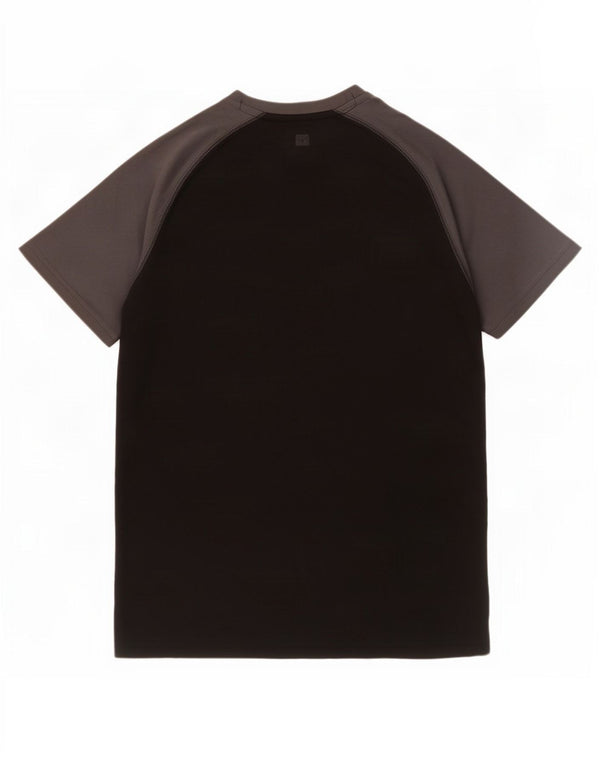Mountain Warehouse Herre T-Shirt Top 2XS Sort Colourblock Polyester