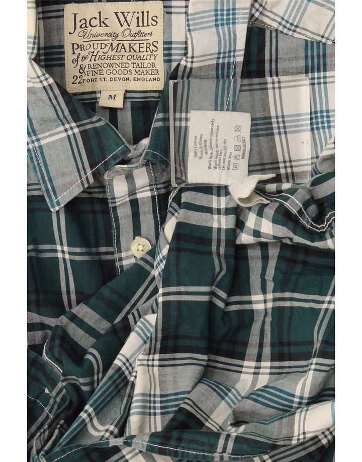 Jack Wills herreskjorte mellemgrøn ternet bomuld