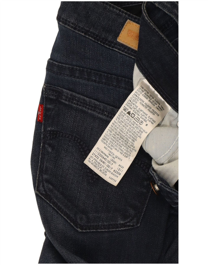 Levi's Slim Jeans til kvinder W27 L32 Marineblå bomuld