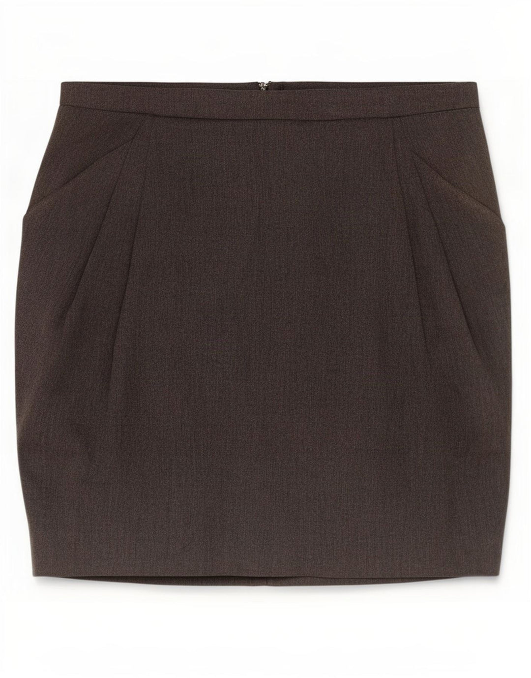 Zara Mini-nederdel til kvinder Small W26 Grå polyester