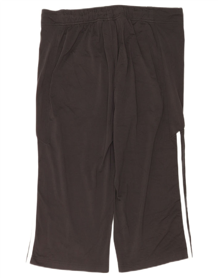 Adidas Dame Capri Træningsdragt Bukser UK 14 Large Black Polyester