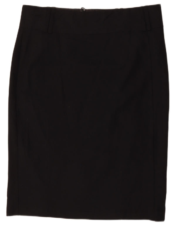 Marks & Spencer Pencil Nederdel til kvinder UK 20 2XL W40 Sort Polyester