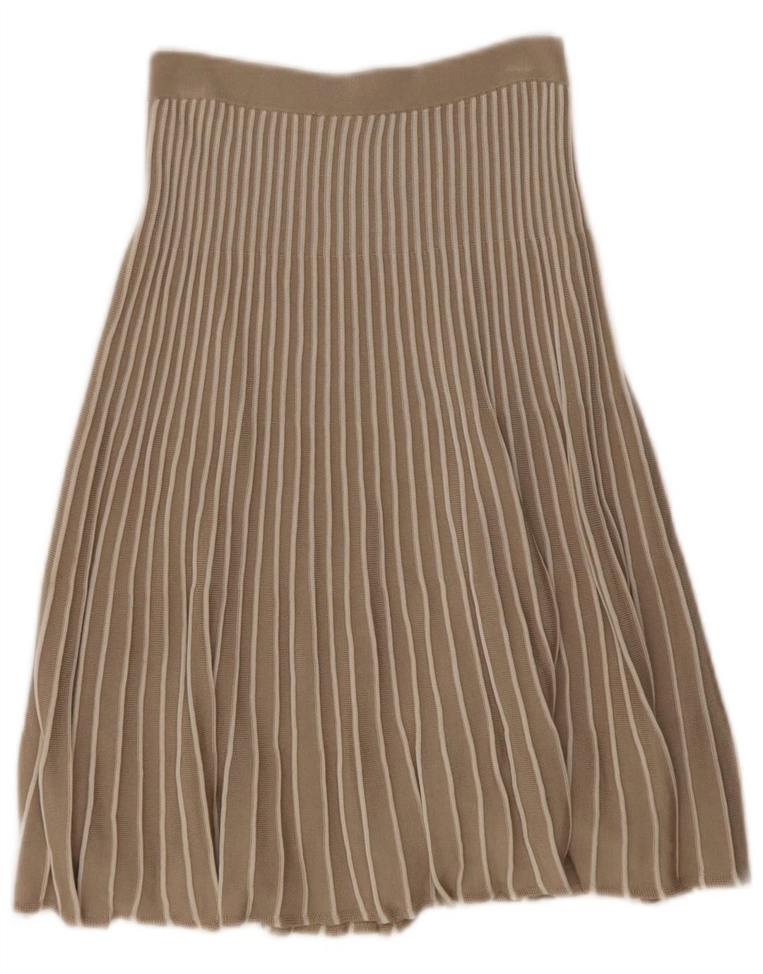 Hugo Boss striknederdel til kvinder W26 Lille beige stribet