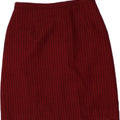 VINTAGE Womens Abstract Pattern Pencil Skirt W30 Medium  Red Vintage Vintage and Second-Hand Vintage from Messina Hembry 